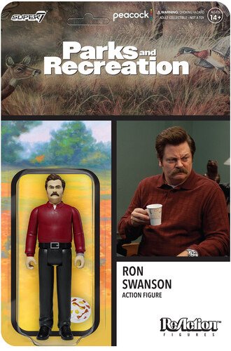 Parks And Recreation Reaction Wave 1 - Ron Swanson - Parks and Recreation - Merchandise - SUPER 7 - 0840049819832 - October 3, 2022
