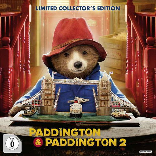 Cover for Bonneville,hugh / Hawkins,sally · Paddington 1 &amp; 2,2DVD (Lim.Coll.) (Buch) (2018)