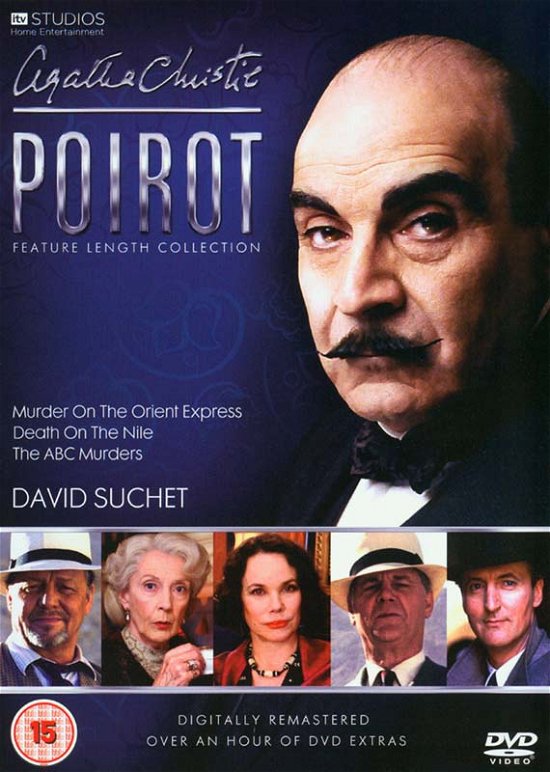 Cover for Agatha Christie Poirot Collect · Agatha Christies - Murder On The Orient Express / Death On The Nile/ Abc Murders (DVD) (2012)