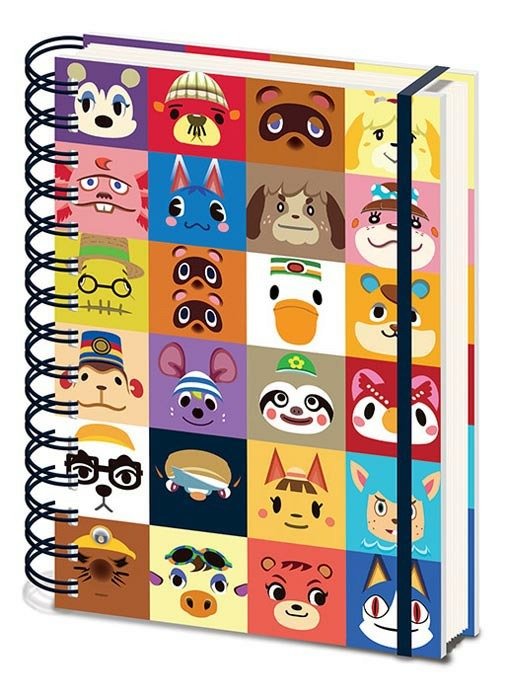 Cover for Nintendo: Pyramid · Animal Crossing - Villager Squares (A5 Wiro Notebook / Quaderno) (MERCH)