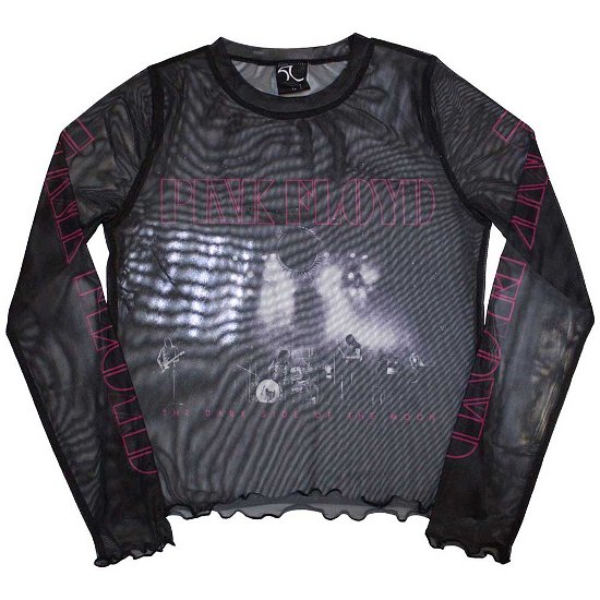 Cover for Pink Floyd · Pink Floyd Ladies Long Sleeve T-Shirt: Live Band (Mesh) (Klær) [size XS]