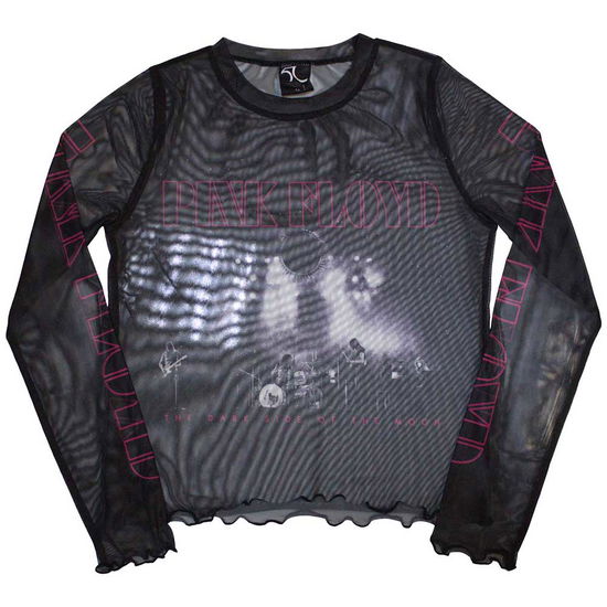 Pink Floyd Ladies Long Sleeve T-Shirt: Live Band (Mesh) - Pink Floyd - Merchandise -  - 5056737237832 - 