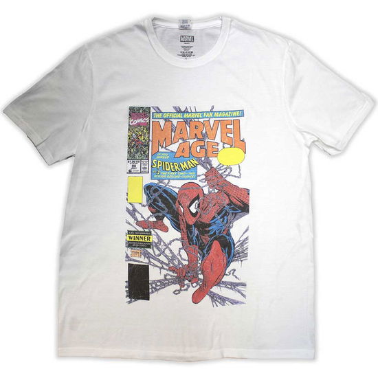 Marvel Comics Unisex T-Shirt: Spider-Man Marvel Age Comic Cover Vintage - Marvel Comics - Merchandise -  - 5056737253832 - May 20, 2024