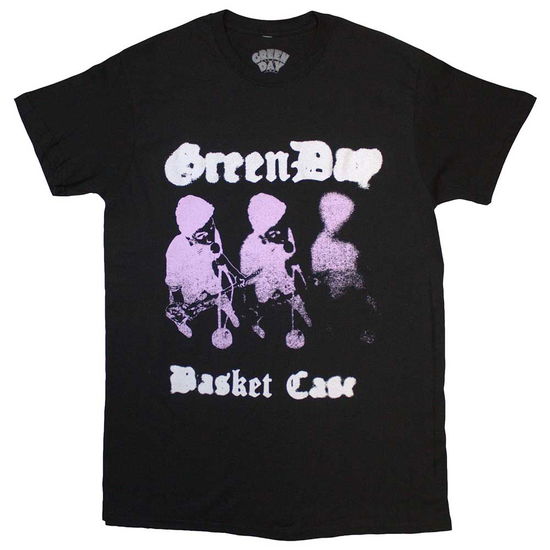 Cover for Green Day · Green Day Unisex T-Shirt: Basket Case (Black) (T-shirt) [size S] (2024)