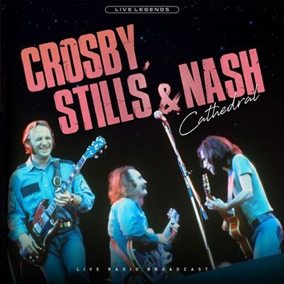 Cover for Crosby Stills &amp; Nash · Cathedral - Transparent Light Blue Vinyl (LP) (2021)
