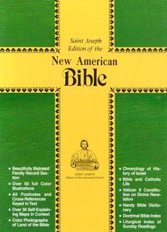 Cover for Catholic Book Publishing Co · Saint Joseph Personal Size Bible-nabre (Leather Book) [Lea edition] (2011)