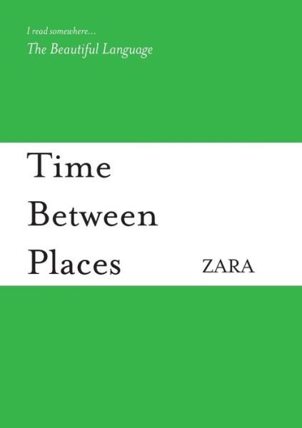 Cover for Zara Borthwick · Time Between Places (Bog) (2012)