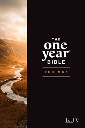 Cover for Tyndale · The One Year Bible for Men, KJV (Hardcover Book) (2023)