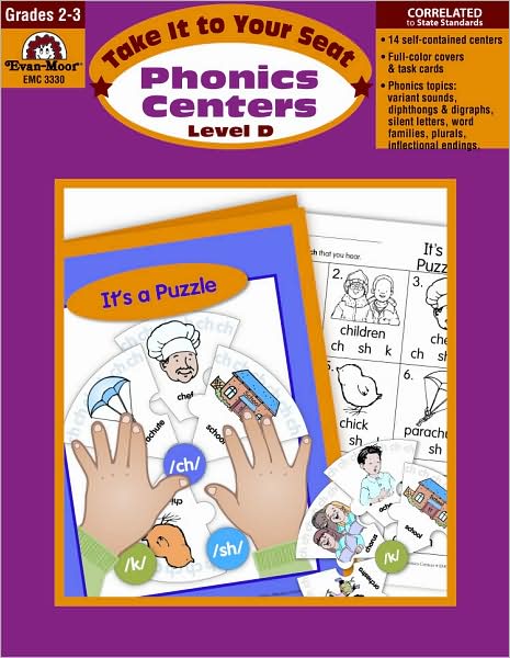 Cover for Evan-moor Educational Publishing · Phonics Centers: Level D (Paperback Book) (2004)