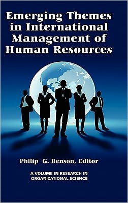 Cover for Philip G Benson · Emerging Themes in International Management of Human Resources (Hc) (Hardcover Book) (2011)