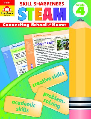 Cover for Evan-Moor Educational Publishers · Skill Sharpeners: Steam, Grade 4 (Paperback Book) (2021)