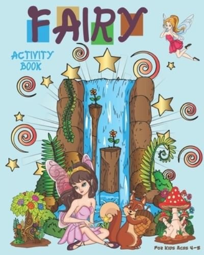 Cover for Nooga Publish · Fairy Activity Book For Kids Ages 4-8 (Paperback Bog) (2019)
