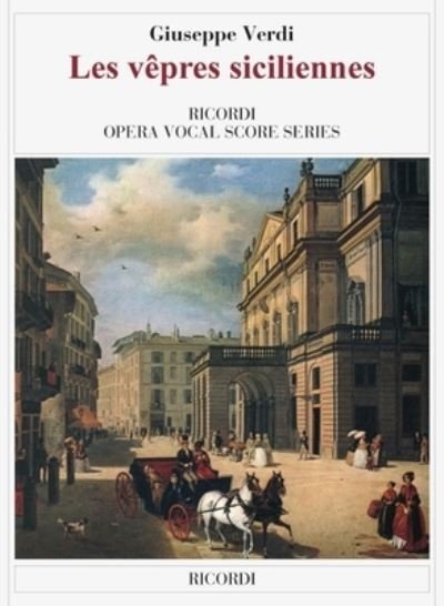Cover for Giuseppe Verdi · Les Vepres Siciliennes Opera Vocal Score (Paperback Bog) (2022)