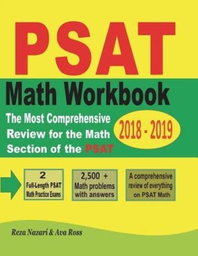 Cover for Ava Ross · PSAT Math Workbook 2018 - 2019 (Paperback Book) (2018)