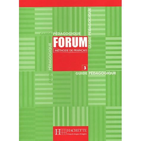 Cover for Jean-thierry Le Bougnec · Forum Level 3 Teacher's Guide (Paperback Book) [French edition] (2014)