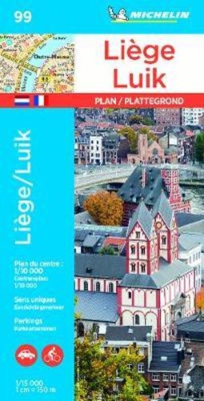 Liège - Luik, Michelin City Plan 99 - Michelin - Bøger - Michelin Editions des Voyages - 9782067228832 - 7. juni 2018