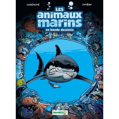 Cover for Christophe Cazenove · Les Animaux Marins en BD (Hardcover Book) (2013)