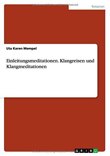 Cover for Uta Karen Mempel · Einleitungsmeditationen. Klangreisen Und Klangmeditationen (Paperback Book) [German edition] (2014)