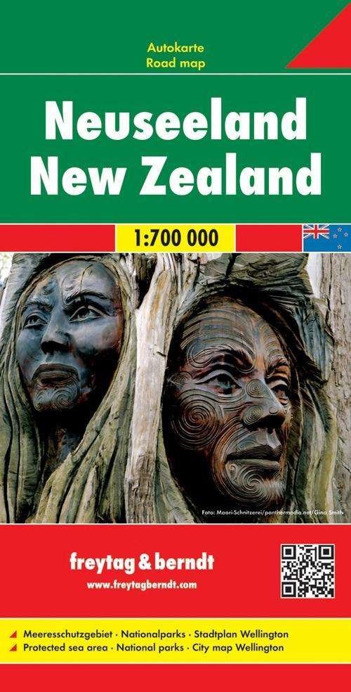 New Zealand Road Map 1:700 000 - Freytag & Berndt - Livres - Freytag-Berndt - 9783707914832 - 1 décembre 2018
