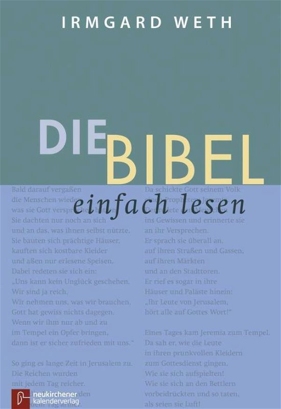 Cover for Weth · Die Bibel. einfach lesen (Book)