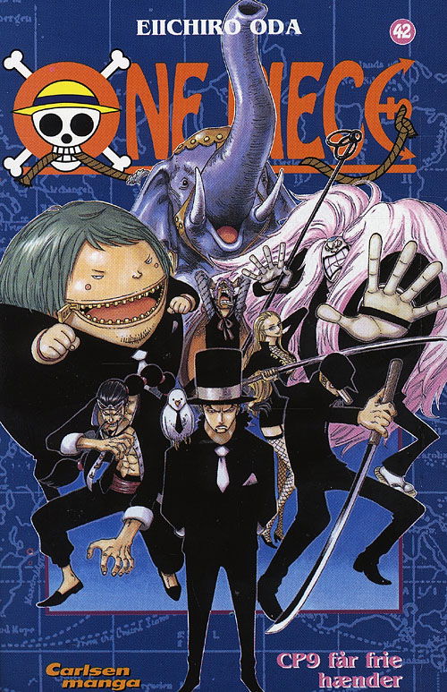 One Piece Carlsen manga, 42: One Piece 42: CP9 får frie hænder - Eiichiro Oda - Książki - Carlsen - 9788762608832 - 6 lutego 2009