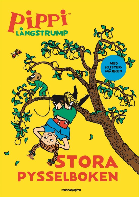 Cover for Astrid Lindgren · Pippis Långstrump stora pysselboken : med klistermärken (Bog) (2024)