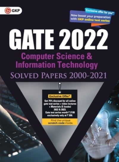 Cover for G K Publications (P) Ltd · Gate 2022 Computer Science and Information Technology - Solved Papers (2000-2021) (Pocketbok) (2021)