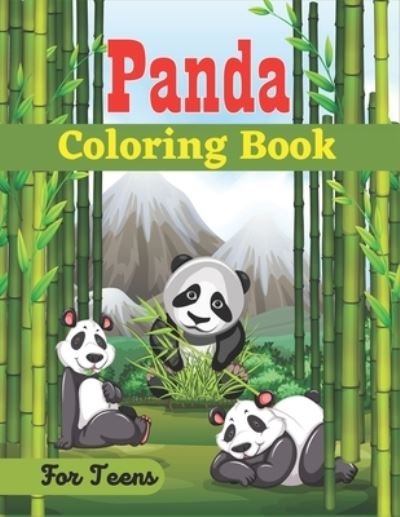 Cover for Drowsa Publications · PANDA Coloring Book For Teens (Pocketbok) (2020)