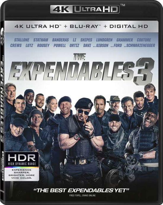 Cover for Expendables 3 (4K Ultra HD) (2016)