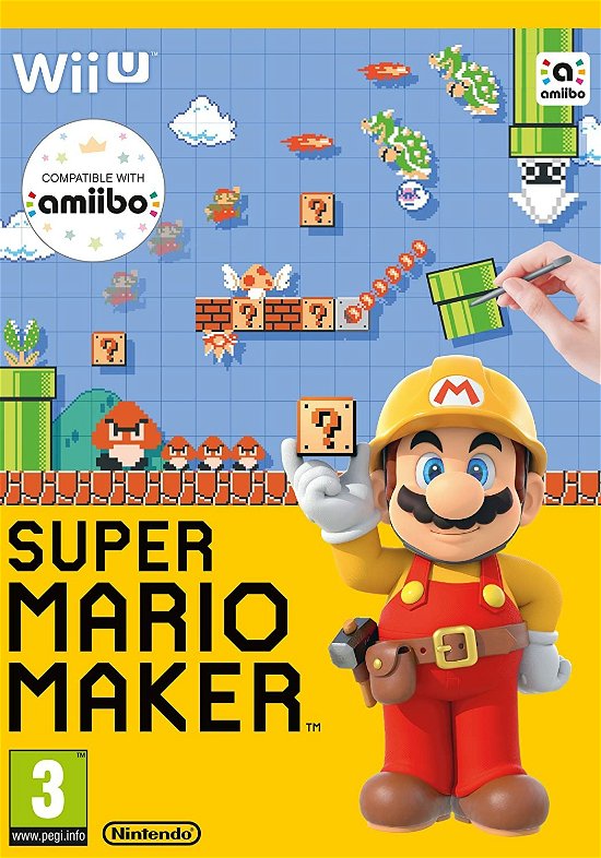 Super Mario Maker + Artbook Wii-U - Wii-U - Lautapelit - Nintendo - 0045496334833 - 