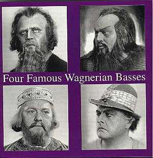 Cover for Wagner / Andresen / List / Kipnis / Manowarda · 4 Famous Wagnerian Basses (CD) (1997)