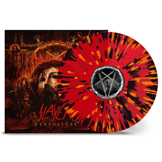 Cover for Slayer · Repentless (LP) [Red Solid Orange Black Splatter Vinyl edition] (2024)