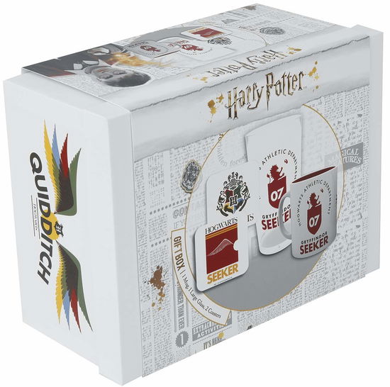 Quidditch (Mug & Glass & 2 Coasters) (Gfb0071) - Harry Potter - Merchandise - Gb Eye - 5028486414833 - 1. september 2019