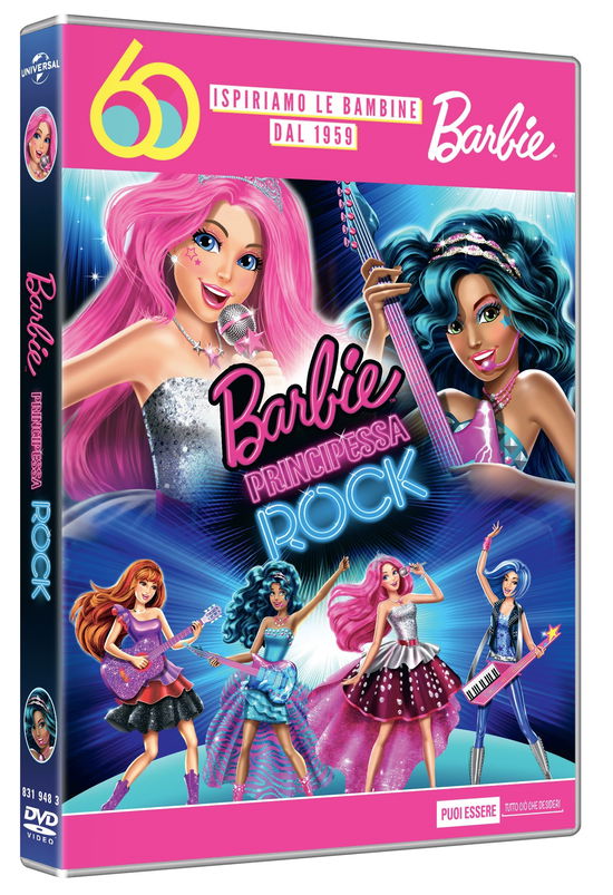 Barbie - Principessa Rock - Edizione 60 Anniversario (Barbie Cantante) - Barbie - Movies - UNIVERSAL PICTURES - 5053083194833 - July 10, 2019