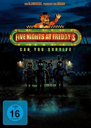 Cover for Josh Hutcherson,elizabeth Lail,kat Conner... · Five Nights at Freddys (DVD) (2024)