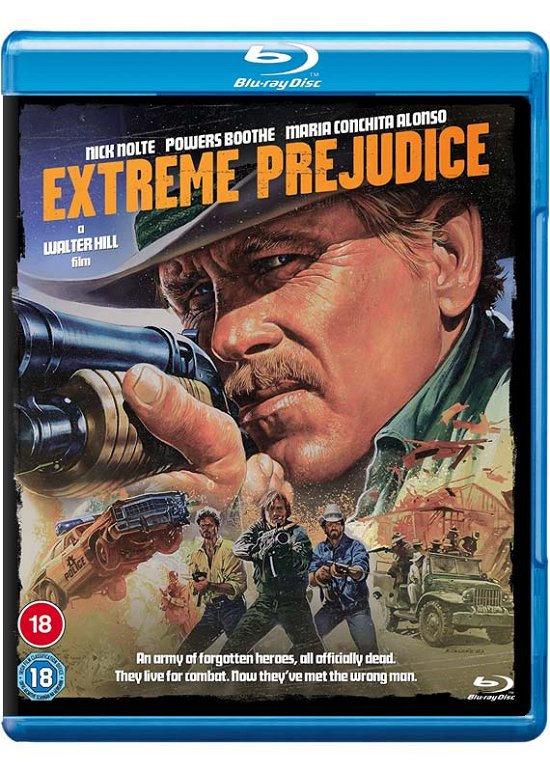 Cover for Extreme Prejudice BD · Extreme Prejudice (Blu-ray) (2022)