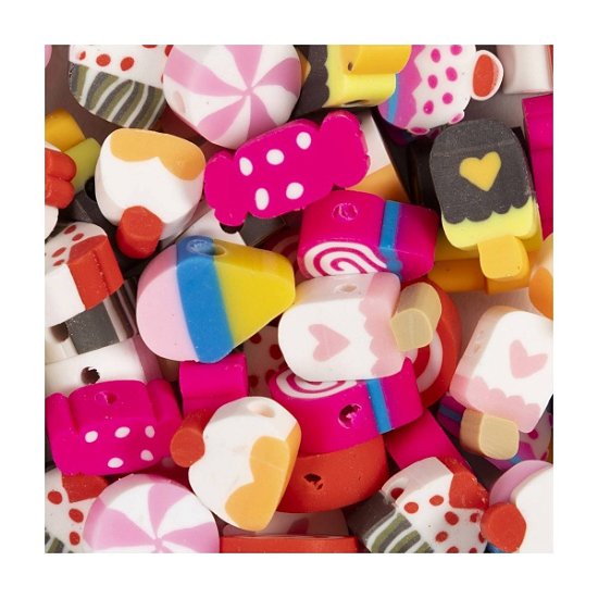 Cover for Figure Beads · Candy, Cake &amp; Ice Cream, 200 Pcs. (69608) (Legetøj)