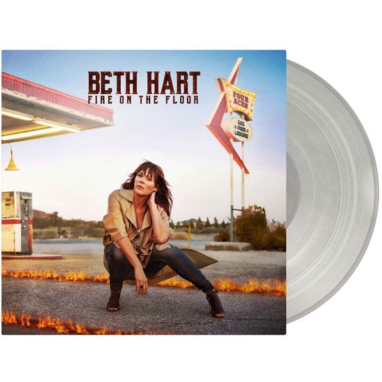 Cover for Beth Hart · Fire on the Floor (LP 140 Gr. Transparent Vinyl) (VINYL) [Reissue, Limited edition] (2024)