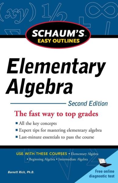 Cover for Barnett Rich · Schaum's Easy Outline of Elementary Algebra, Second Edition (Paperback Book) (2010)