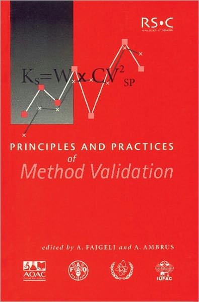 Cover for Royal Society of Chemistry · Principles and Practices of Method Validation - Special Publications (Hardcover bog) (2000)