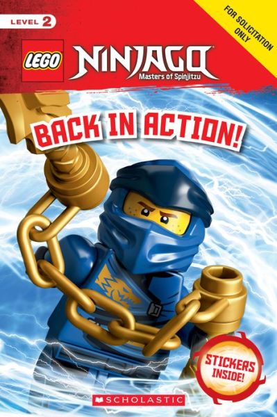 Cover for Tracey West · Back in Action! (LEGO Ninjago: Reader with Stickers) - LEGO Ninjago (Paperback Book) (2020)