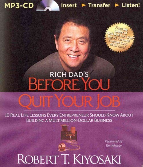 Cover for Robert T. Kiyosaki · Rich Dad's Before You Quit Your Job (Paperback Bog) [Mp3 Una edition] (2014)
