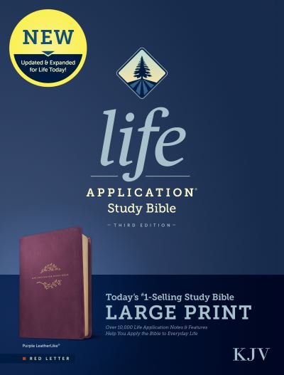 Cover for Tyndale · KJV Life Application Study Bible, Third Edition, Large Print (Leather Book) (2021)