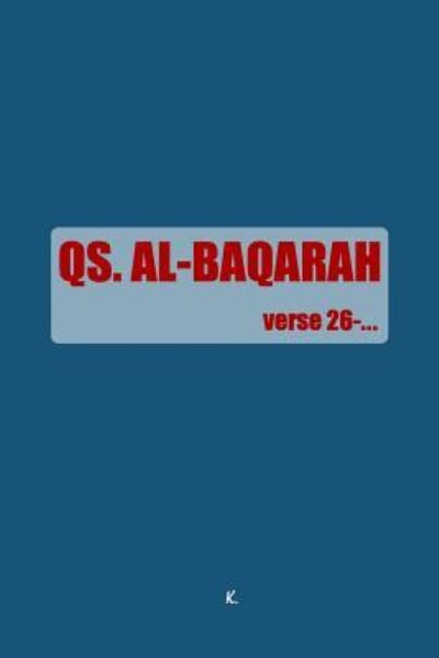 Cover for Rizki Ramadhani Ba · QS. Al-Baqarah (Paperback Book) (2016)