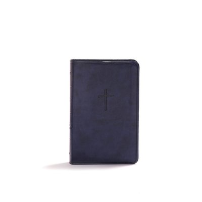 Cover for Holman Bible Publishers · KJV Compact Bible, Navy LeatherTouch, Value Edition (Leather Book) (2019)