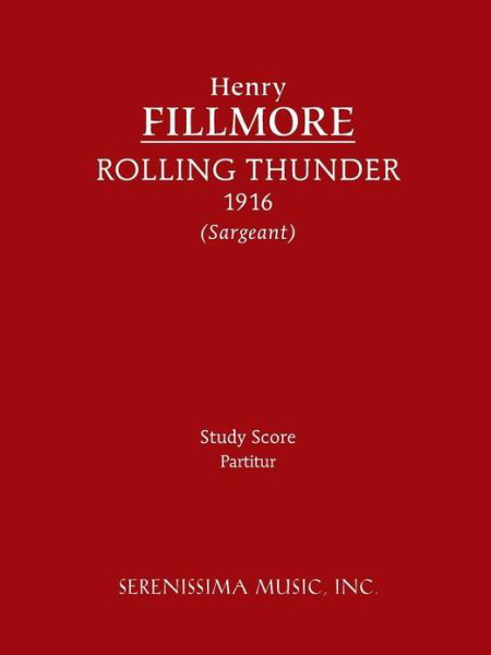 Cover for Richard W. Sargeant · Rolling Thunder - Study Score (Paperback Book) (2013)