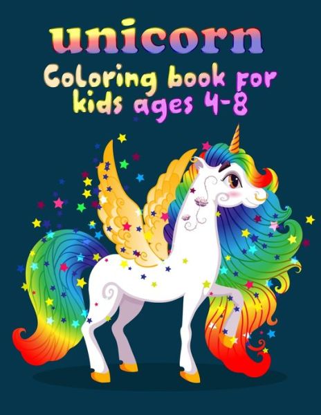 Cover for Masab Press House · Unicorn Coloring Book for Kids Ages 4-8 (Paperback Book) (2019)