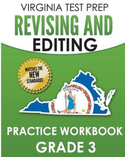 Cover for V Hawas · Virginia Test Prep Revising and Editing Practice Workbook Grade 3 (Paperback Book) (2018)