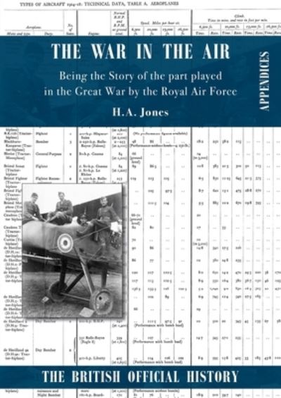 Cover for H A Jones · War in the Air. Being the Story of the part played in the Great War by the Royal Air Force (Paperback Bog) (2020)