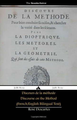 Cover for René Descartes · Discours De La Méthode / Discourse on the Method (French / English Bilingual Text) (French Edition) (Pocketbok) [French edition] (2013)